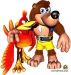 une photo d'Ã©cran de Banjo-Kazooie sur Nintendo 64